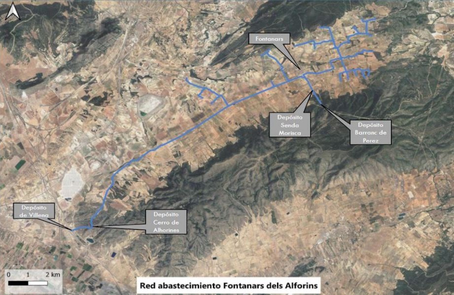 red hidráulica proyectos ingeniería en Ontinyent